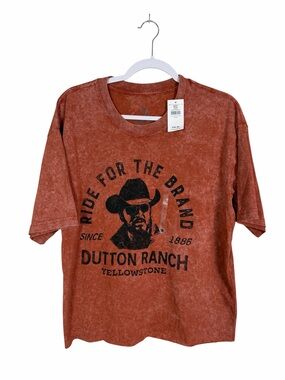 NWT Buckle Yellowstone Dutton Ranch Graphic Tee Western Ride for the Brand